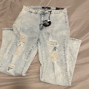 Dollhouse Jeans  Size 22W Distressed Flair Jackie Jean